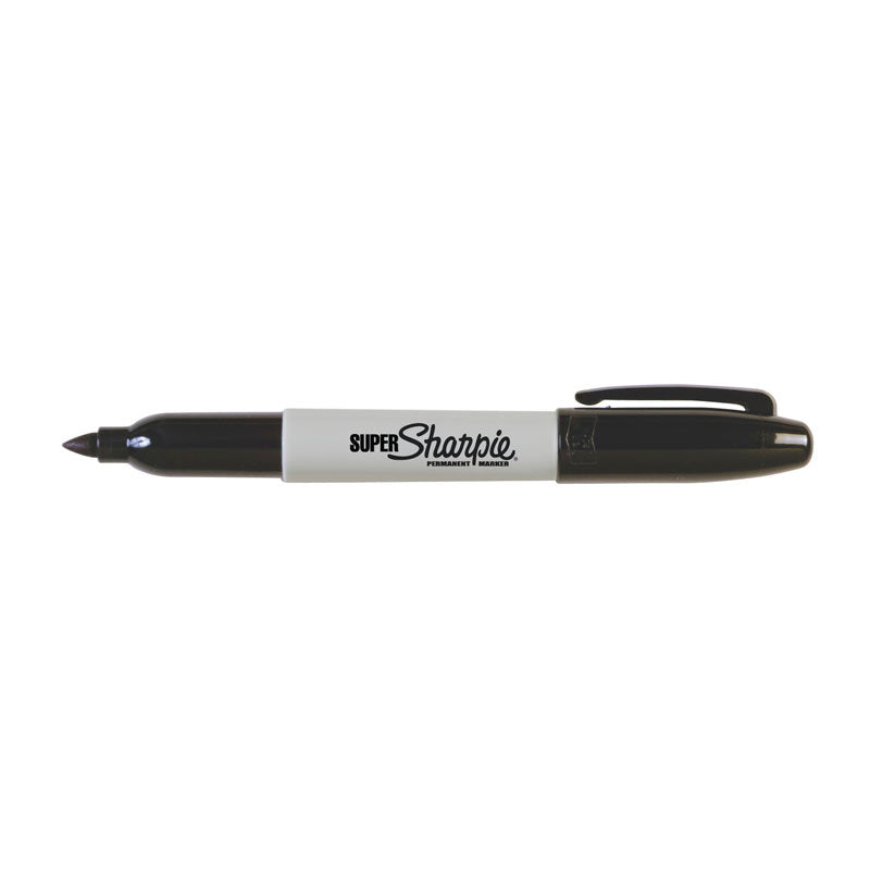 SHARPIE Super Fine Point Permanent Marker Black Box of 12