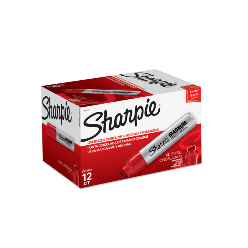 SHARPIE Magnum PermMark 44 Red Box of 12