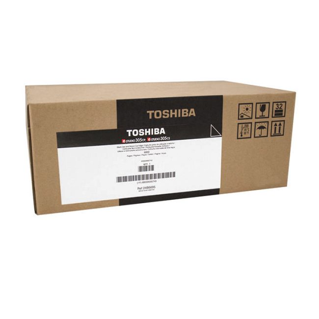 TOSHIBA TFC305PKR High-Yield Black Toner Cartridge