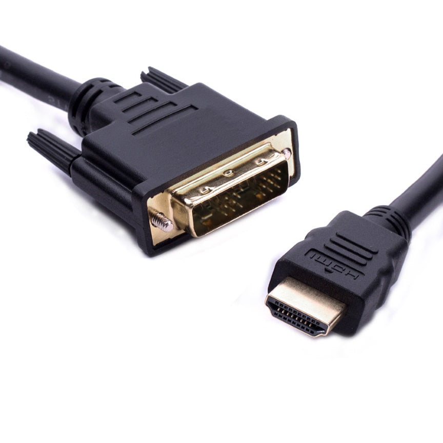 8WARE 5m High Speed Male HDMI to Male DVI-D Cable