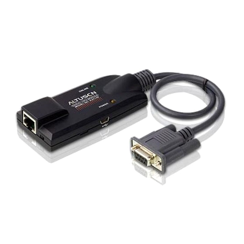Altusen Serial KVM Cable Adapter for KN21xx, KN41xx, and KM Series with RJ45 Connection