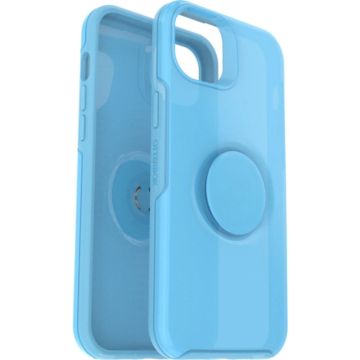 OtterBox iPhone 14 Plus PopSockets Case - You Cyan This? (Blue) - 3X Military Drop Protection