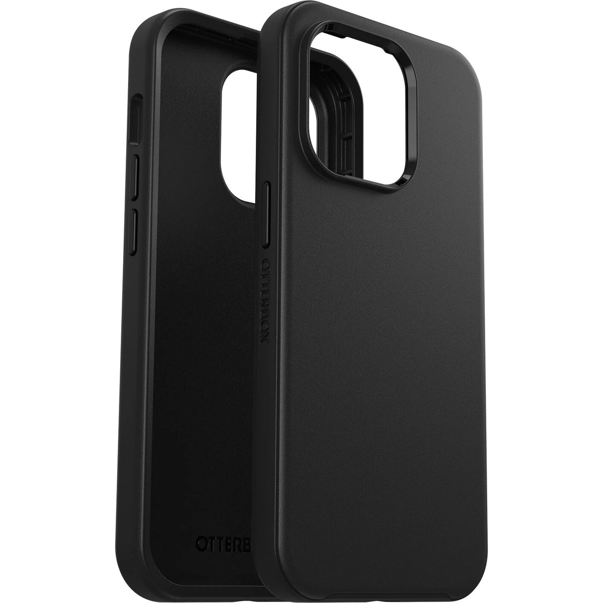 OtterBox Symmetry Series Antimicrobial Case for iPhone 14 Pro - Sleek Black Design with Military Drop Protection