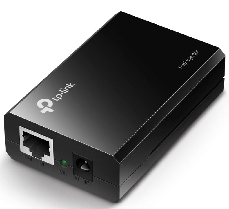 TP-LINK TL-POE150S Gigabit PoE Injector and Splitter with Dual RJ45 Ports for 100m Power and Data Transmission