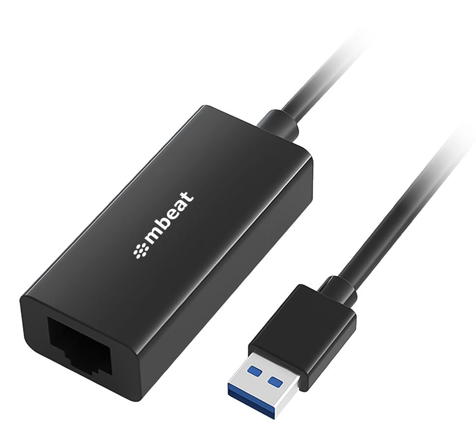 mbeat USB 3.0 High-Speed Gigabit Ethernet Adapter - Black
