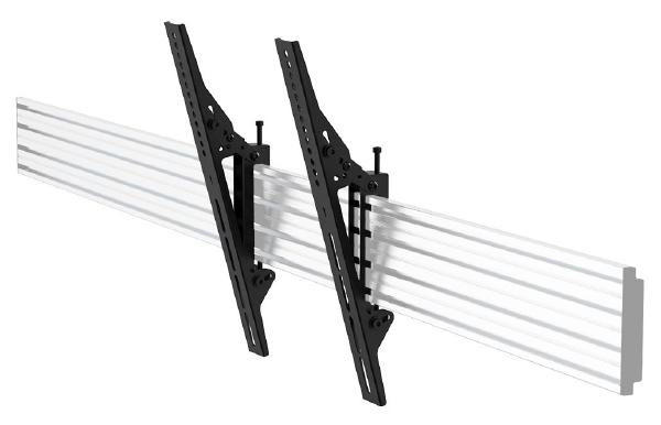 Atdec Dual VESA 400 Tilting Mount Brackets - 50kg Max Load