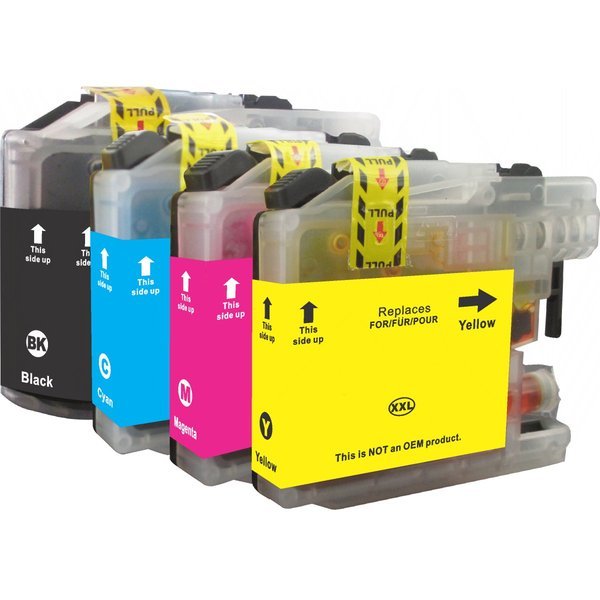 Premium LC137 & LC135 Inkjet Cartridge Set - 4 Pack Boxed Cartridges