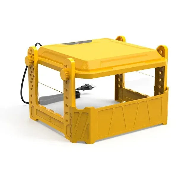 CARLA HOME Upgraded Chick Brooder Heating Plate - Adjustable Height - Yellow - Chicken Heater