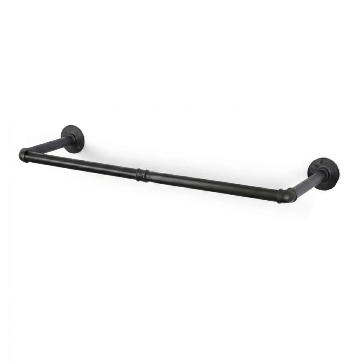 CARLA HOME Industrial Pipe Wall Clothes Rack, 92cm Bar Garment Rack