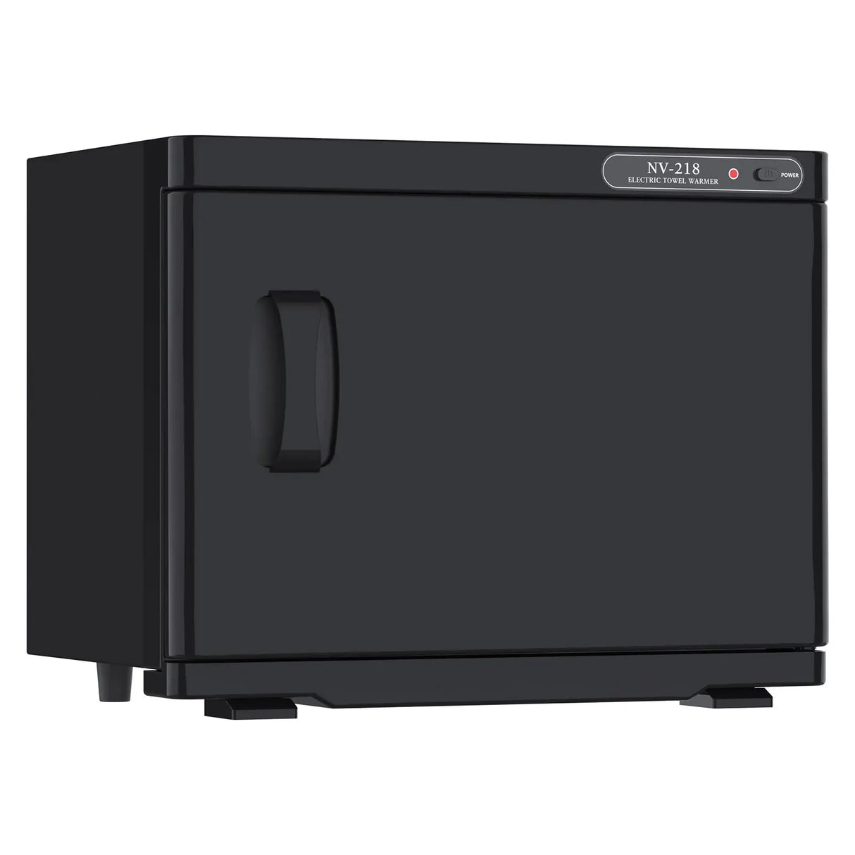 23L Black Hot Towel Warmer UV Sterilizer Disinfection Cabinet for Salon and Spa