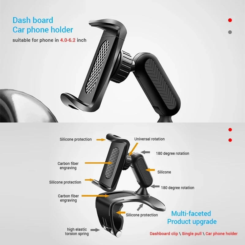 Ford Car Phone Holder for Focus Fiesta Mustang