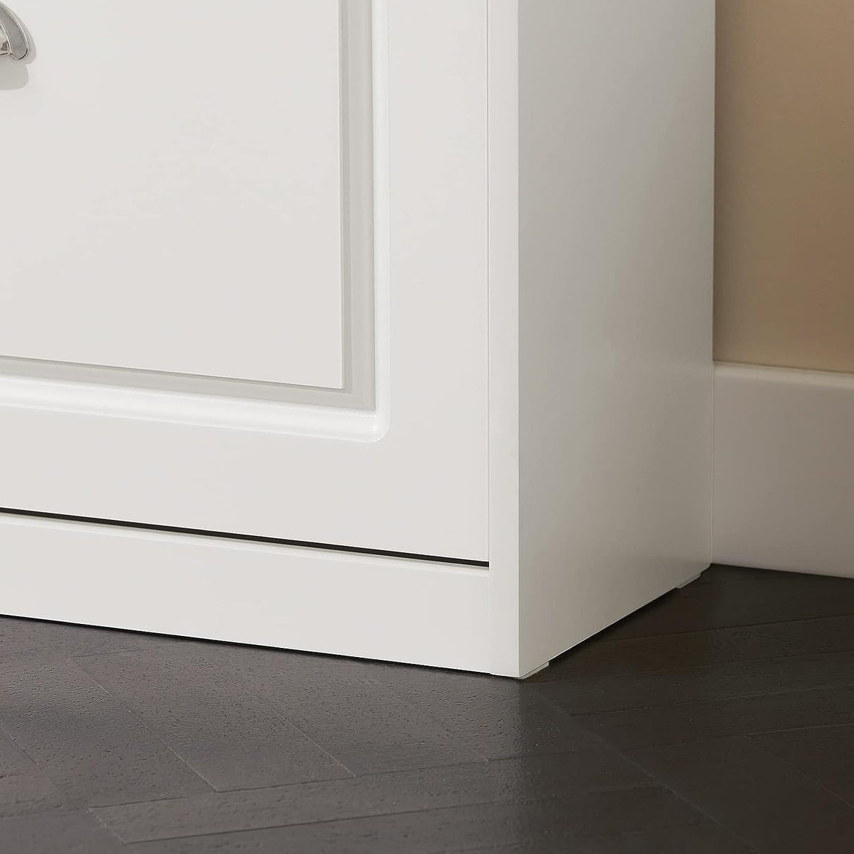 Modern Tilt-Out Shoe Organizer with Cushioned Top