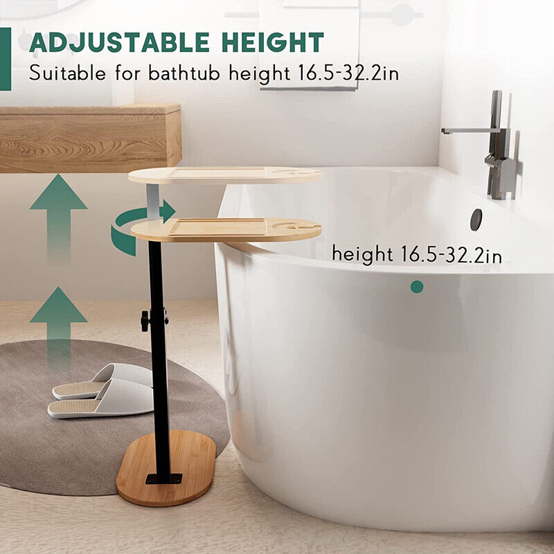 Sofa Side End Table 8.66W 14.17L Laptop Bed Desk