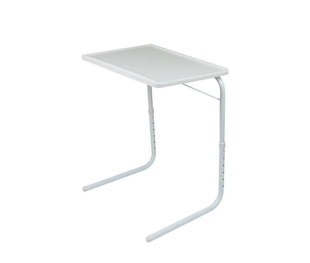 Adjustable Foldable Laptop Table Tray Steel MDF