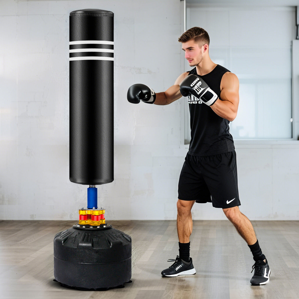 Punching Bag Stand for Adults & Kids - Boxing Training Speed Kick 175cm