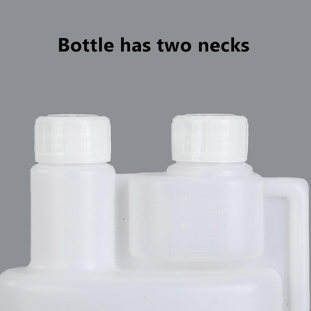 1000ml Plastic Twin Chamber Bottle 10Pcs Tamper Evident Cap