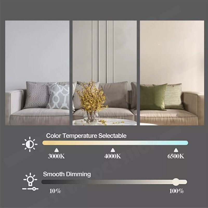 16.5 Ceiling Fan with LED Light 3-Speed Remote Control