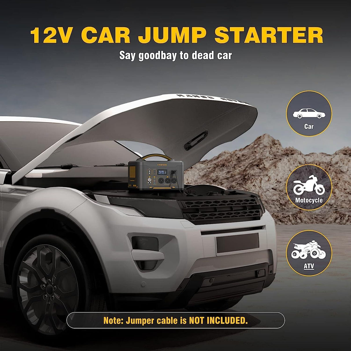 Jump 1000 1000W 1408Wh Power Station + 110W Solar Panel