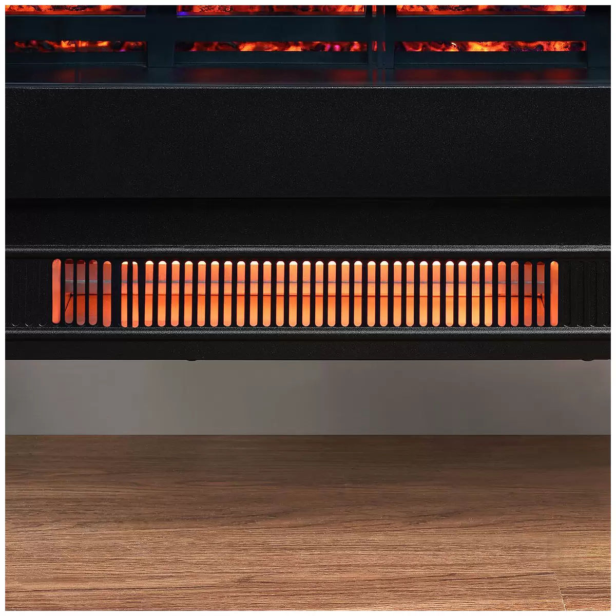 Infrared electric fireplace stove heater