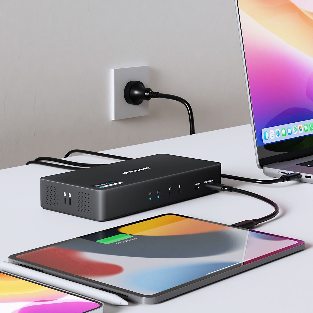 mbeat USB-C Triple 4K Display Docking Station (DisplayLink® + HDMI-ALT)