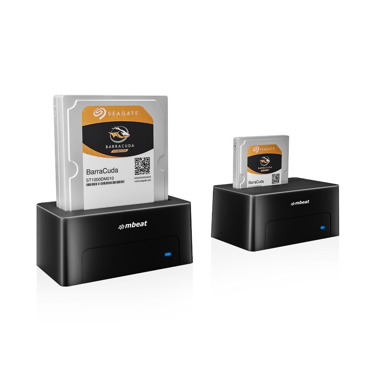 mbeat D1 USB 3.0 3.5 & 2.5 SATA HDD Docking Station - Black