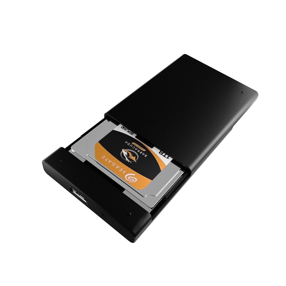 mbeat A2 Slim Tool-Free USB 3.0 2.5 SATA HDD Enclosure - Black