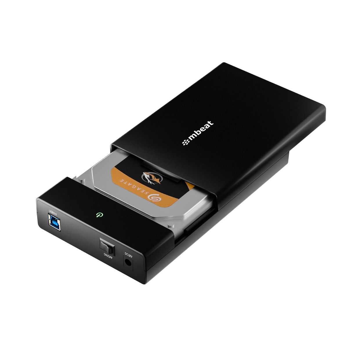 mbeat C1 Tool-Free USB 3.0 3.5 & 2.5 SATA HDD Enclosure - Black