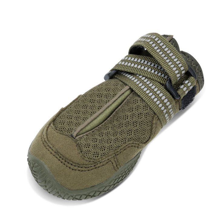 Whinhyepet Weatherproof Dog Boots Army Green Size 3