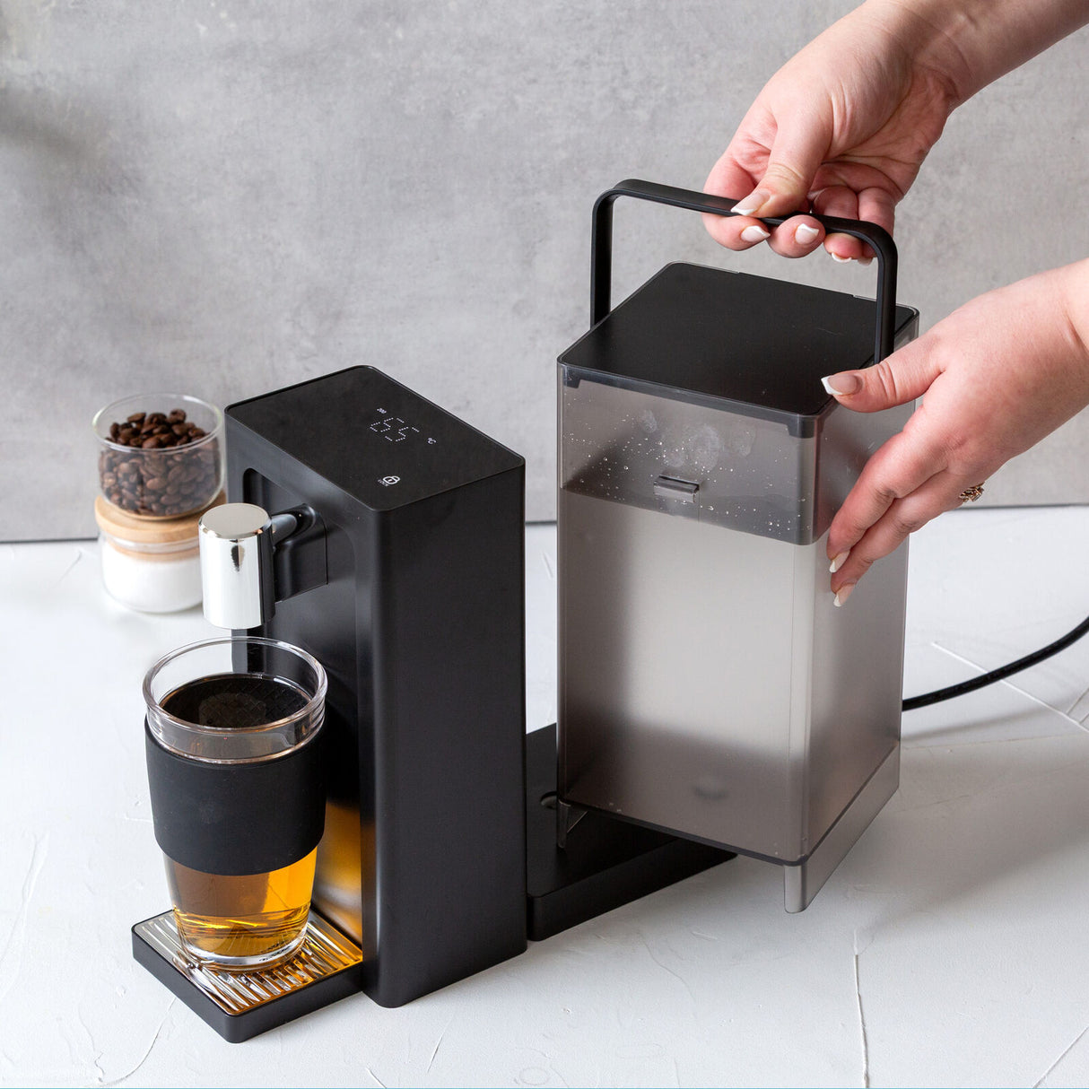 Instant Hot Water Dispenser 3L - One-Touch Operation with Adjustable Temperature & Cup Sizes