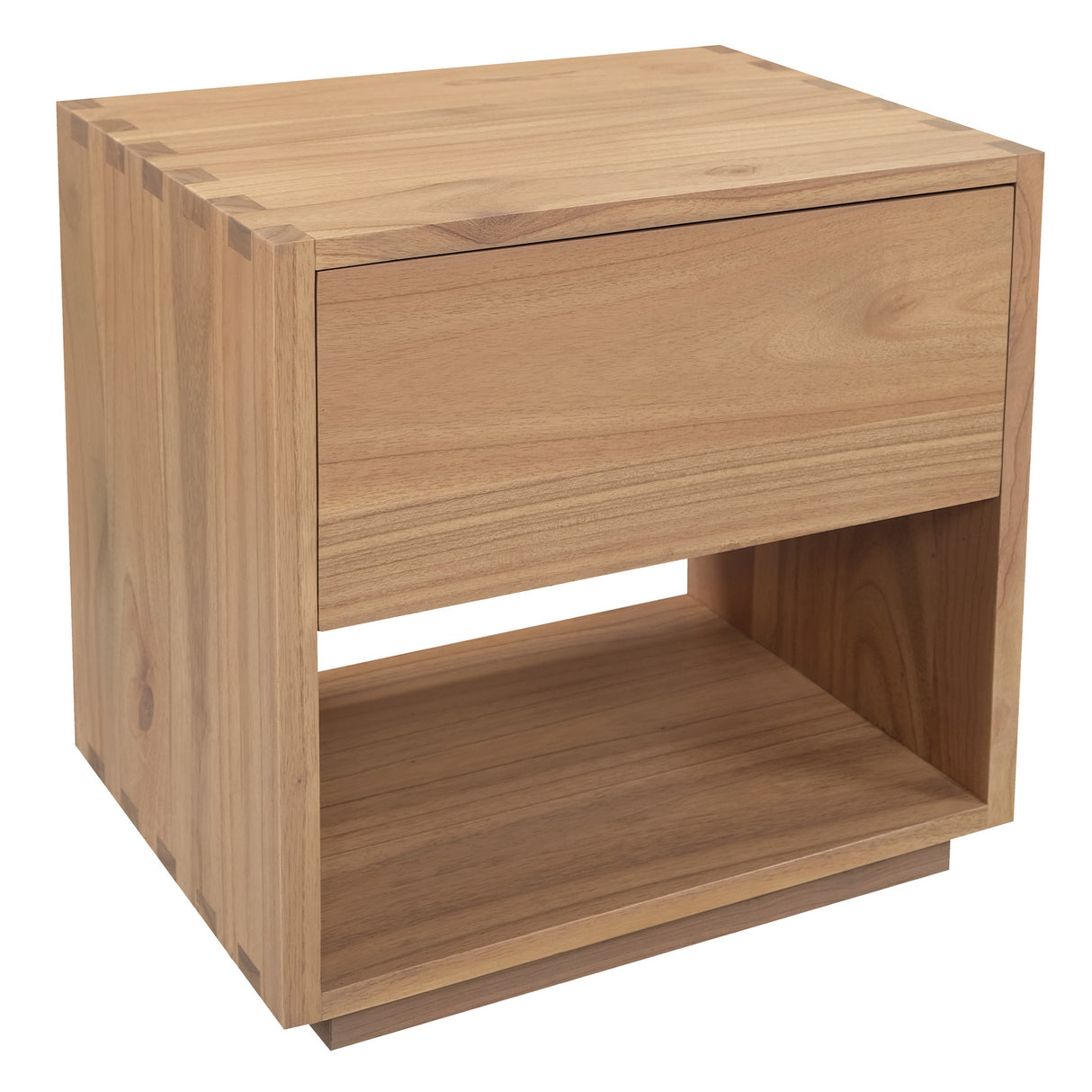 Oscar 1 Drawer Bedside Table (Natural)