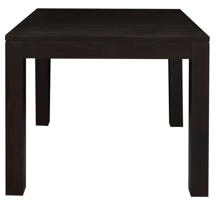 Amsterdam Solid Mahogany Timber Dining Table 90 x 90 cm (Chocolate)