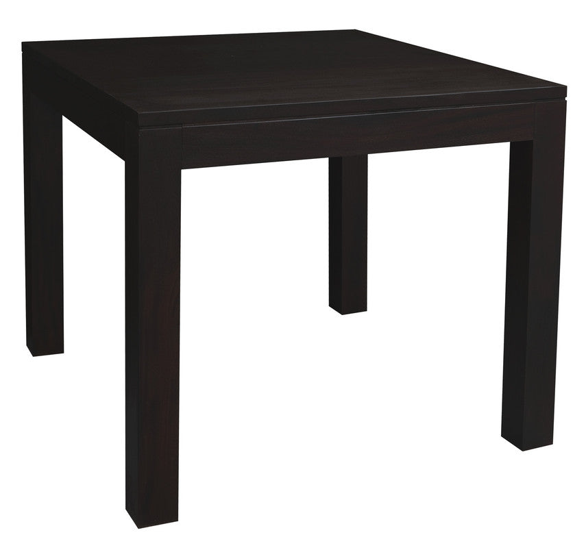 Amsterdam Solid Mahogany Timber Dining Table 90 x 90 cm (Chocolate)