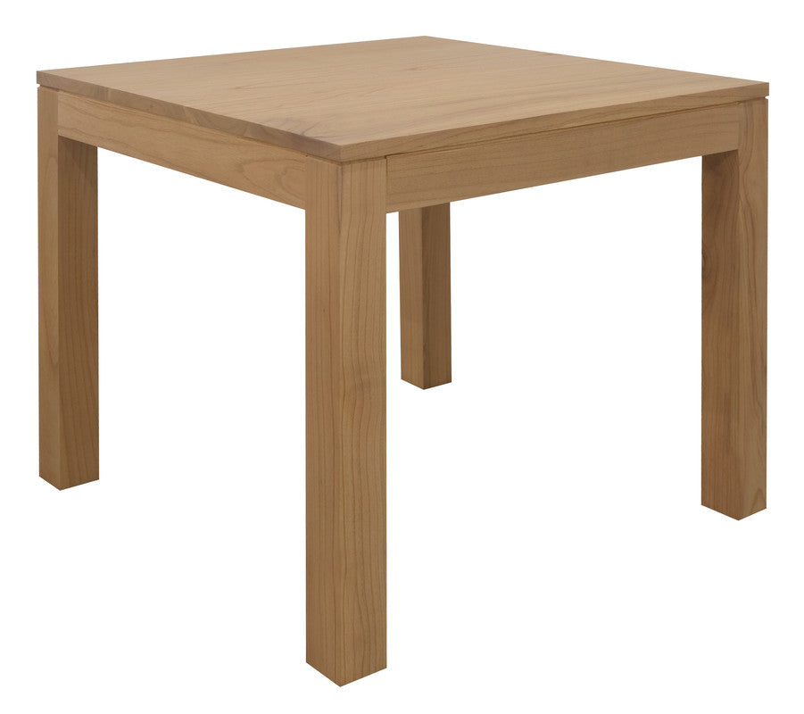 Amsterdam Solid Mindi Timber Dining Table 90 x 90 cm (Natural)