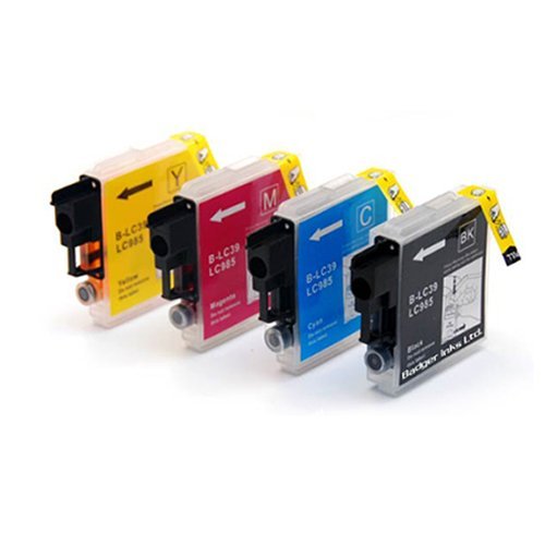 Compatible Premium Ink Cartridges LC39 Set of 4 - Bk/C/M/Y - for use in Brother Printers