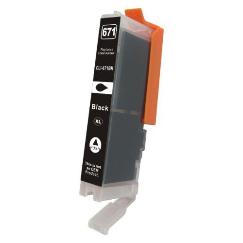 Compatible Premium Ink Cartridges CLI671XLBK Hi Capacity Photo Black Ink - for use in Canon Printers