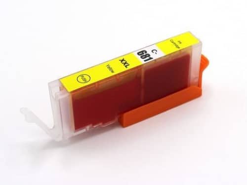 Compatible Premium Ink Cartridges CLI 681XXL Y High Yield Yellow Inkjet Cartridge - for use in Canon Printers