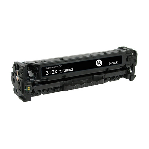 Compatible Premium Toner Cartridges 312X Hi Yield Black Toner (CF380X) - for use in HP Printers
