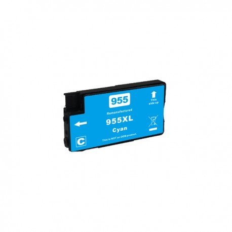 Compatible Premium Ink Cartridges 955XL Cyan Hi Capacity Ink Cartridge - for use in HP Printers