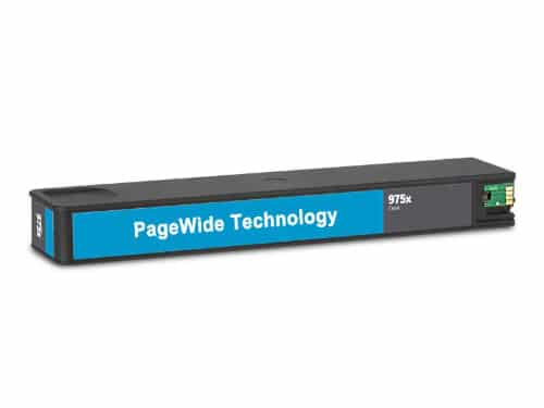 Compatible Premium Ink Cartridges 975X C High Yield Cyan Remanufacturer Inkjet Cartridge - for use in HP Printers