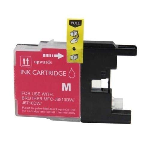 Compatible Premium Ink Cartridges LC40/LC71/LC73/LC75M Magenta Inkjet Cartridge - for use in Brother Printers