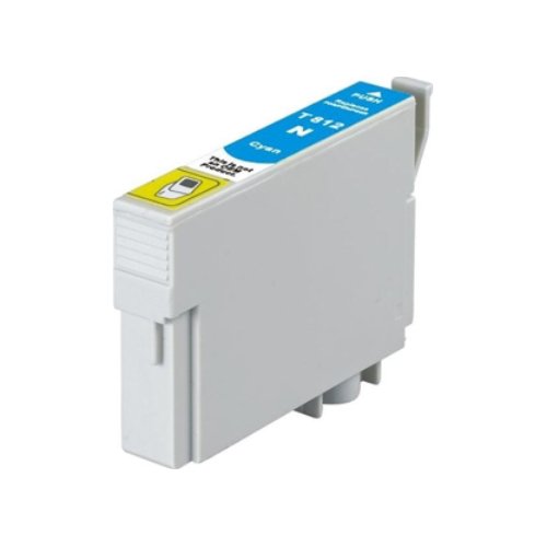 Compatible Premium Ink Cartridges T0812N Cyan Inkjet Cartridge - for use in Epson Printers