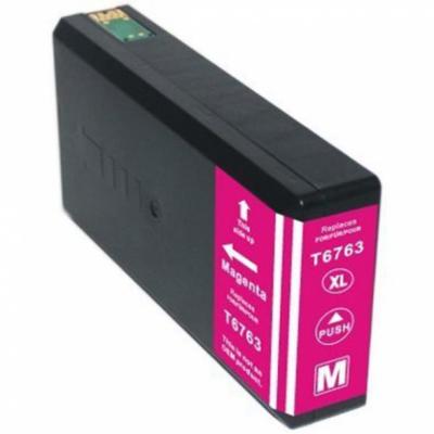 Compatible Premium Ink Cartridges T6763XL High Yield Magenta Inkjet Cartridge - for use in Epson Printers