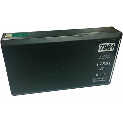 Compatible Premium Ink Cartridges T7861XL High Yield Black Inkjet Cartridge - for use in Epson Printers