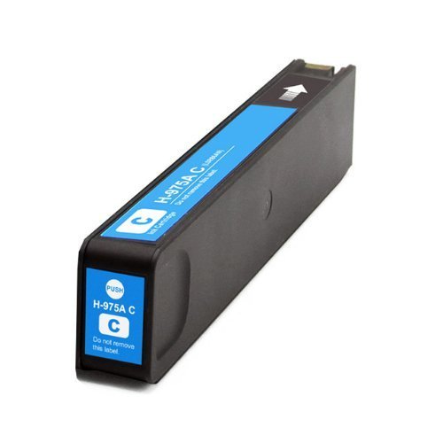 Compatible Premium Ink Cartridges 975ALC High Yield Cyan Remanufacturer Inkjet Cartridge - for use in HP Printers