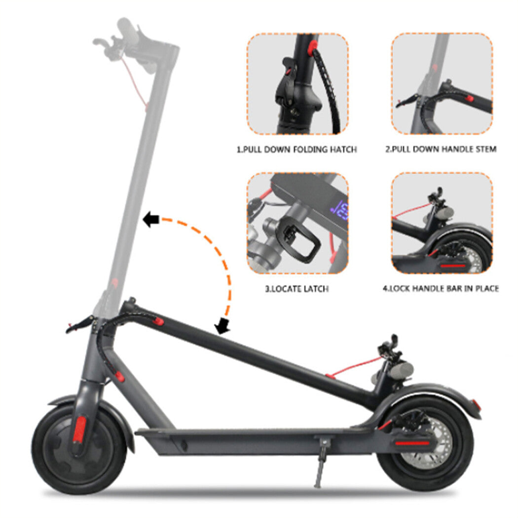 Electric Scooter 350W 10/20/35KM/H Portable Off Road Scooter Foldable Bike