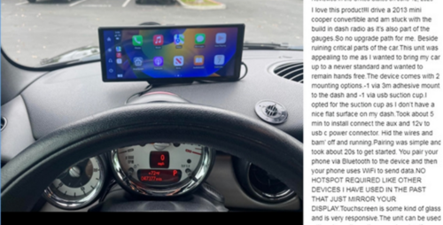 10.26 4K Car Camera Carplay Android Car GPS Navigation Dashboard Video Recorder