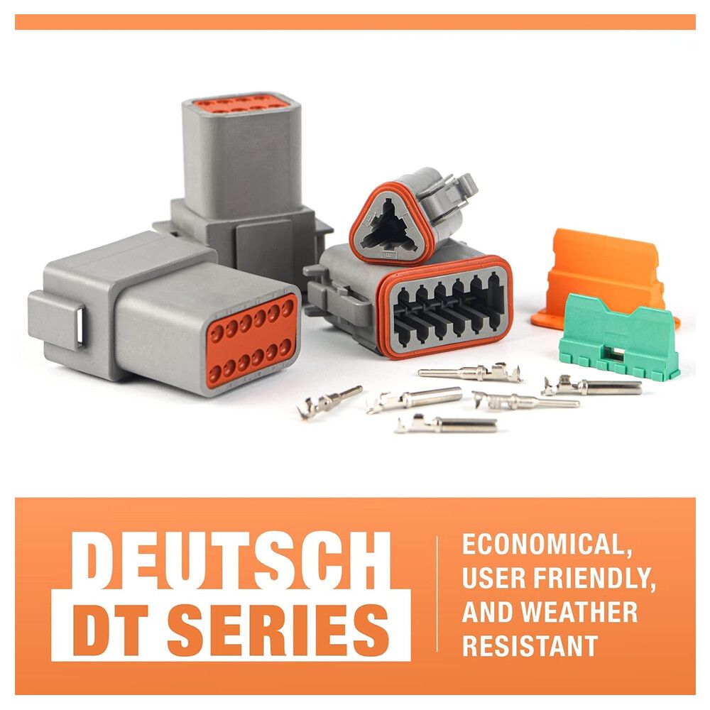 188pcs Deutsch DT Series Connector Assortment 2/3/4/6/8/12 pin 2 Pair each