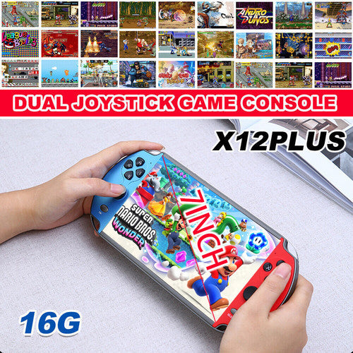 20000+ Retro Games 7 inch Handheld Game Consoles Portable Games Console X12 Plus