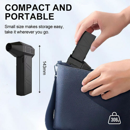 130000 RPM Powered Mini Jet Fan Dry Fan Mini Blower Turbo Fan Multifunctional