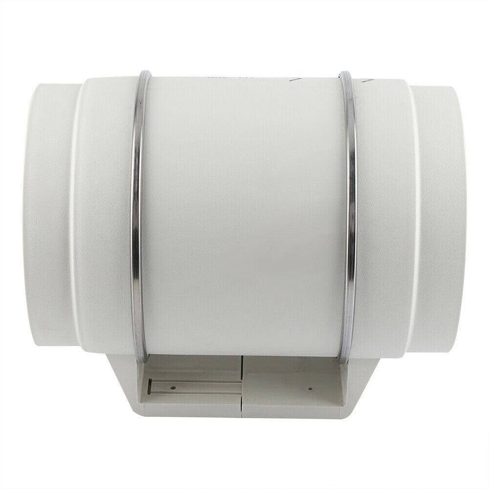 8 Inch Silent Extractor Fan Duct Hydroponic Inline Exhaust Vent Industrial